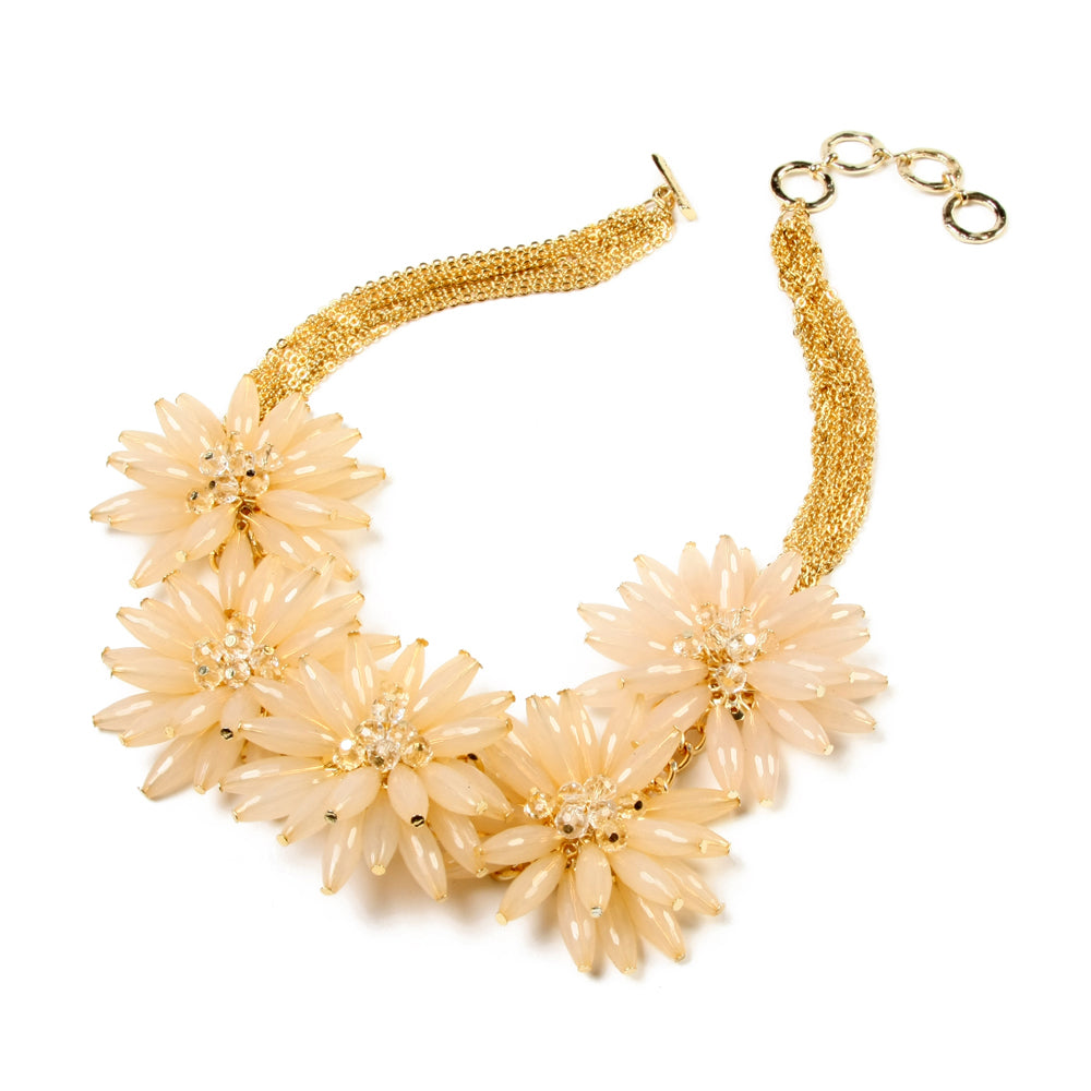 AMRITA NEW YORK Botanical Necklace Ivory