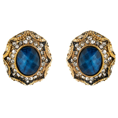 AMRITA NEW YORK Dorcas Earrings Blue Lapis