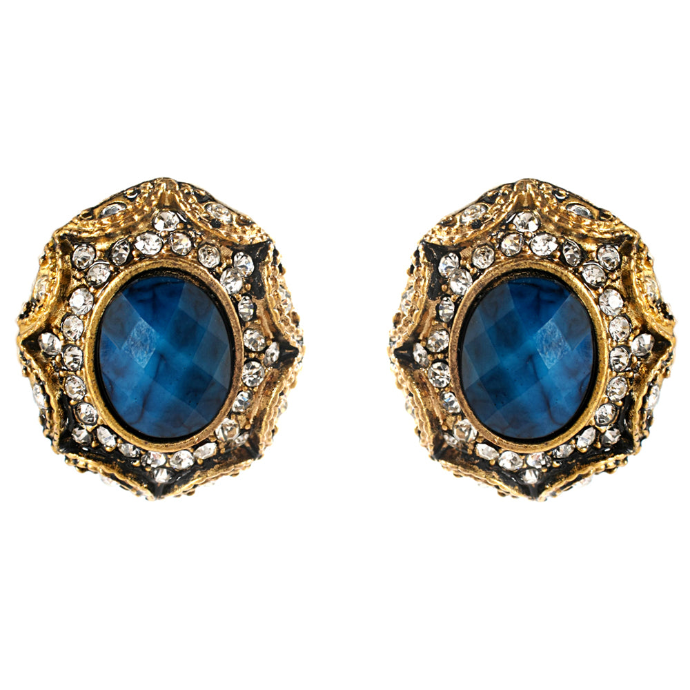 AMRITA NEW YORK Dorcas Earrings Blue Lapis