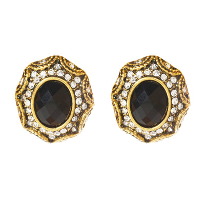 AMRITA NEW YORK Dorcas Earrings Jet Black