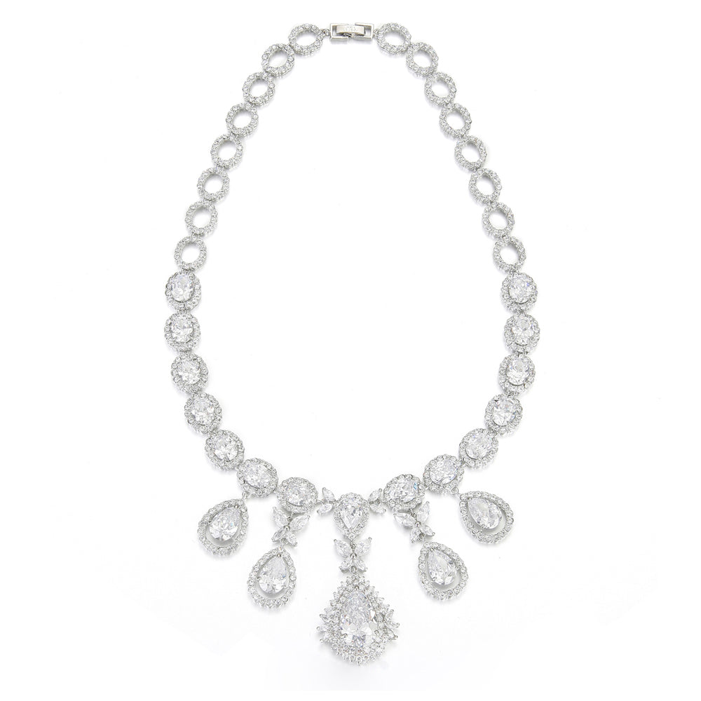 AMRITA NEW YORK Margarette CZ Necklace