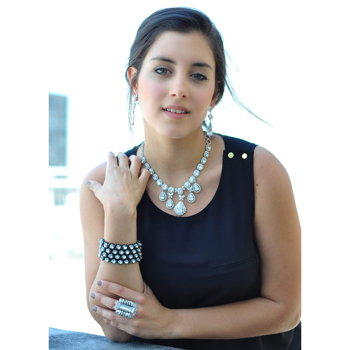 AMRITA NEW YORK Ceire CZ Earring