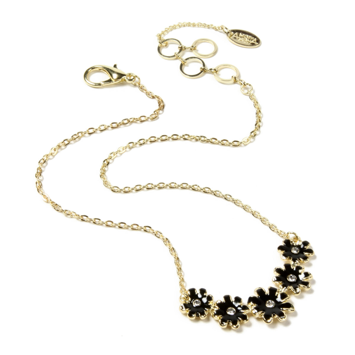 AMRITA NEW YORK Fleur Pendant Black