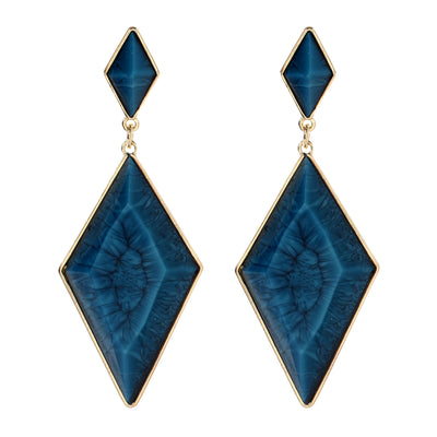 AMRITA NEW YORK Wisteria Earring Blue Lapis