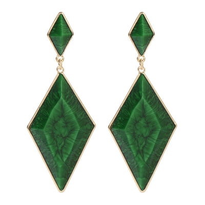 AMRITA NEW YORK Wisteria Earring Evergreen