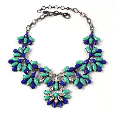 AMRITA NEW YORK Lorraine Necklace Blue/Turquoise