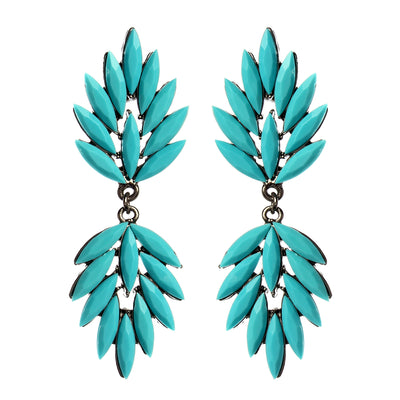AMRITA NEW YORK Rainbow Earring Turquoise