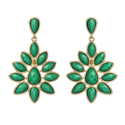 AMRITA NEW YORK Dune Earring Evergreen