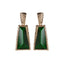 AMRITA NEW YORK Watermill Hammered Earrings Evergreen