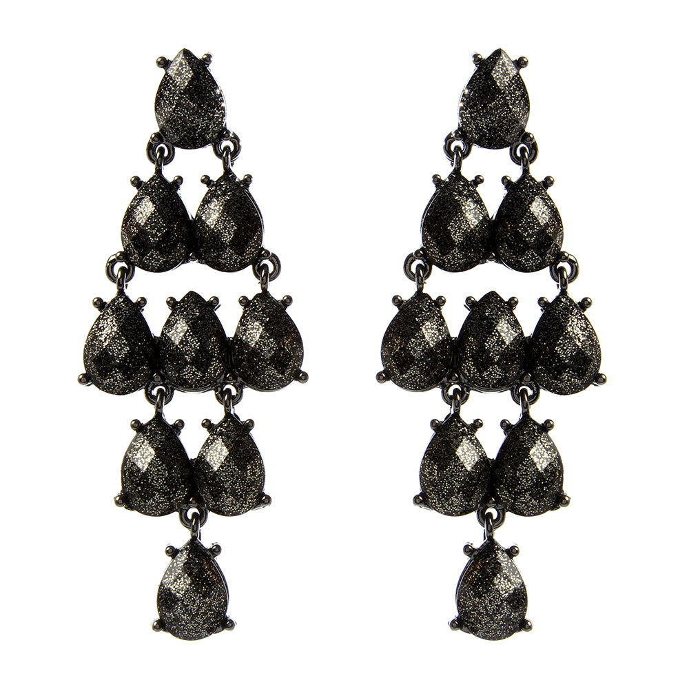 AMRITA NEW YORK Black Casey Earrings