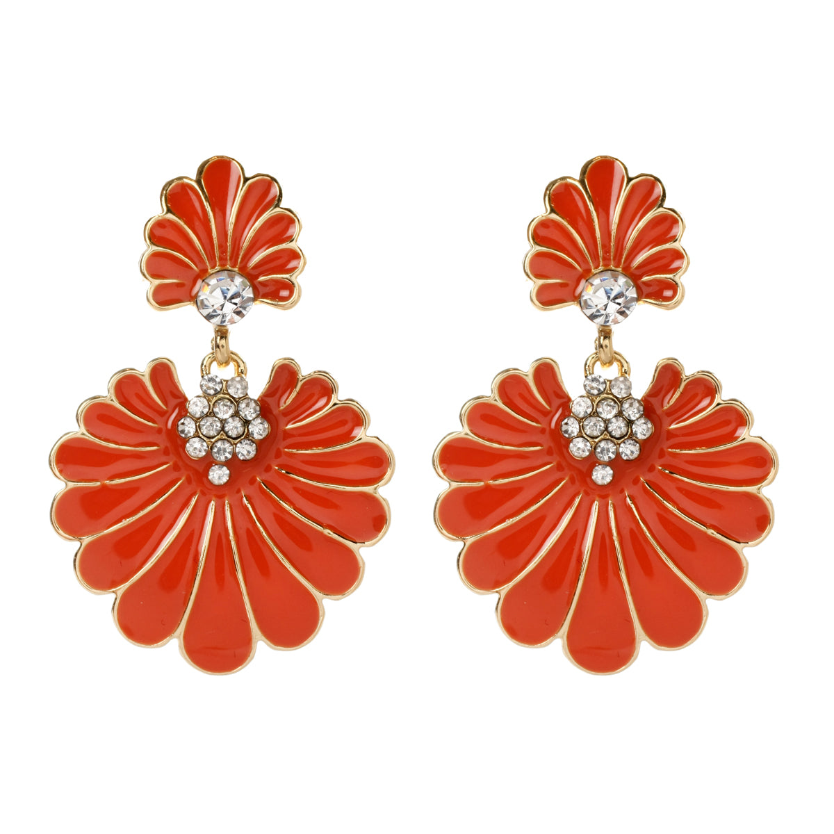 AMRITA NEW YORK Dream Island Earring Orange