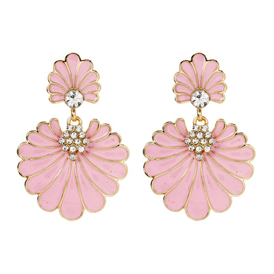 AMRITA NEW YORK Dream Island Earring Pink