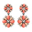AMRITA NEW YORK Riri Petite Earrings Light Coral/Peach