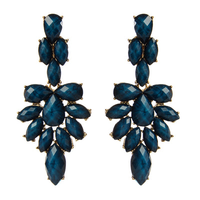 AMRITA NEW YORK Colette Dangle Earrings Lapis