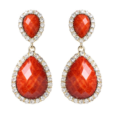 AMRITA NEW YORK Shelter Island Earring Coral