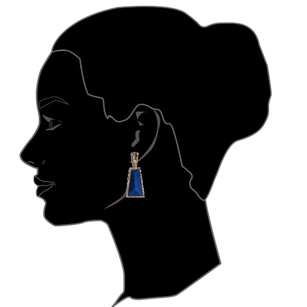 AMRITA NEW YORK Watermill Hammered Earrings Ruby