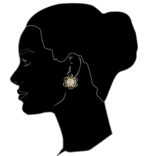 AMRITA NEW YORK Blossom Stud Earring