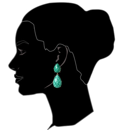 AMRITA NEW YORK Santa Ana Earring Fuschia