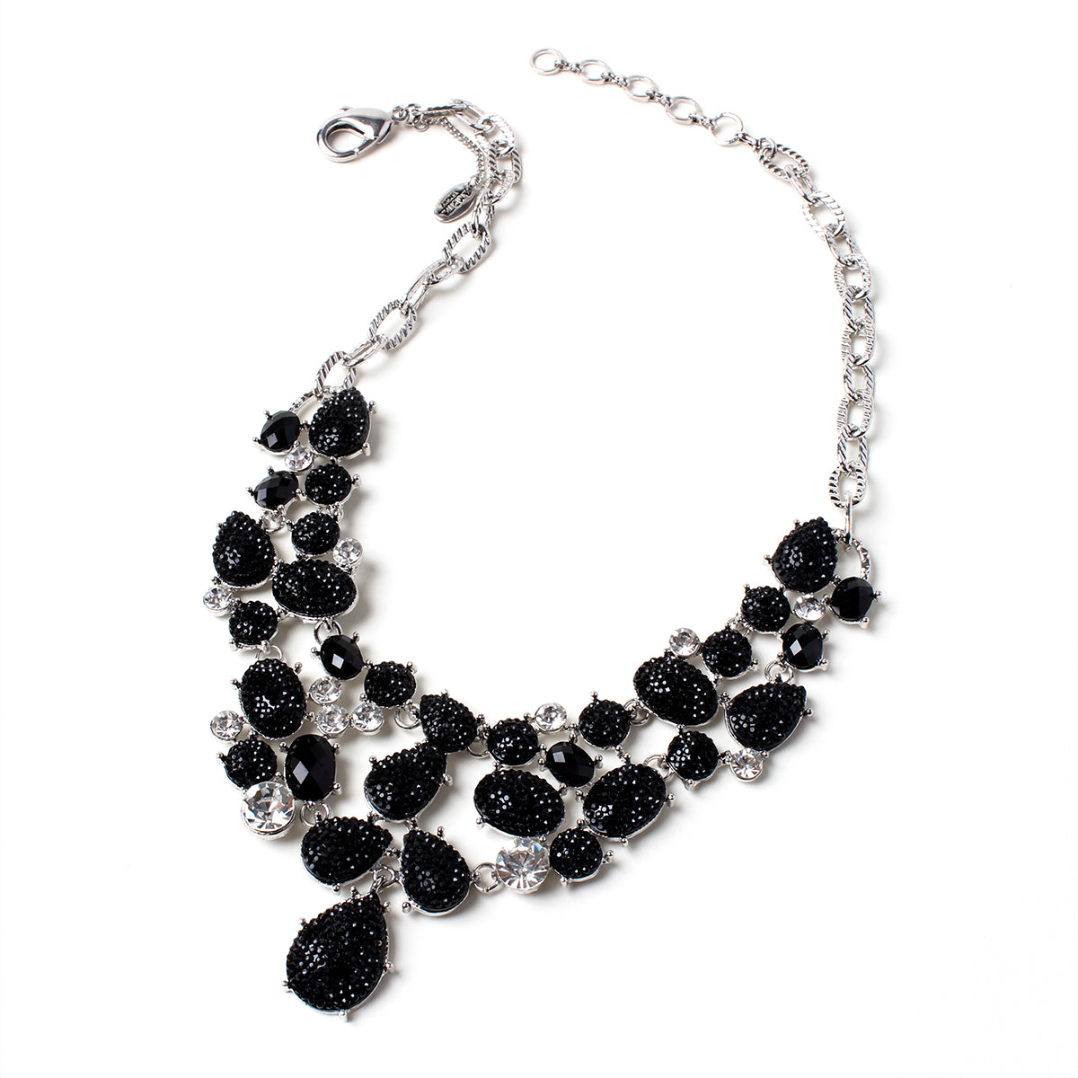 AMRITA NEW YORK Hampton Fantasy Necklace Black/Silver