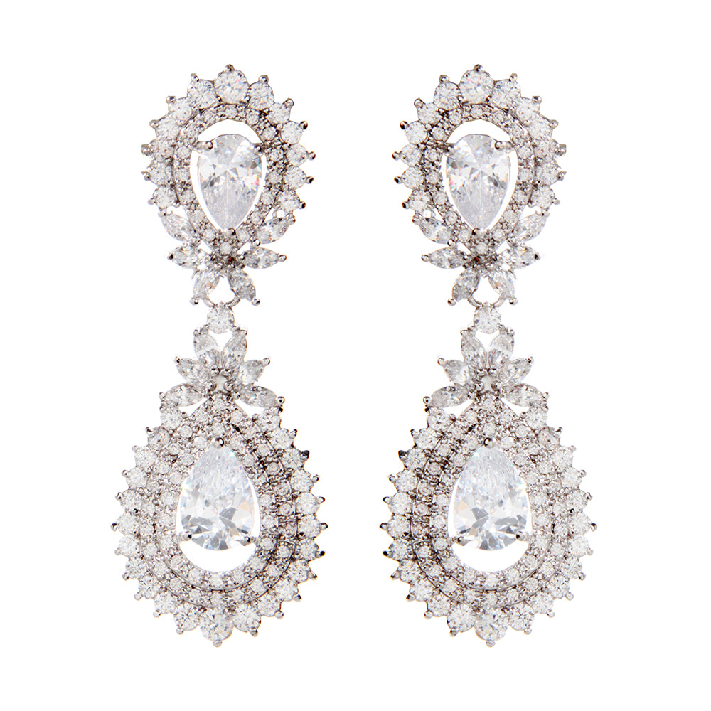 AMRITA NEW YORK Catherine CZ Earring