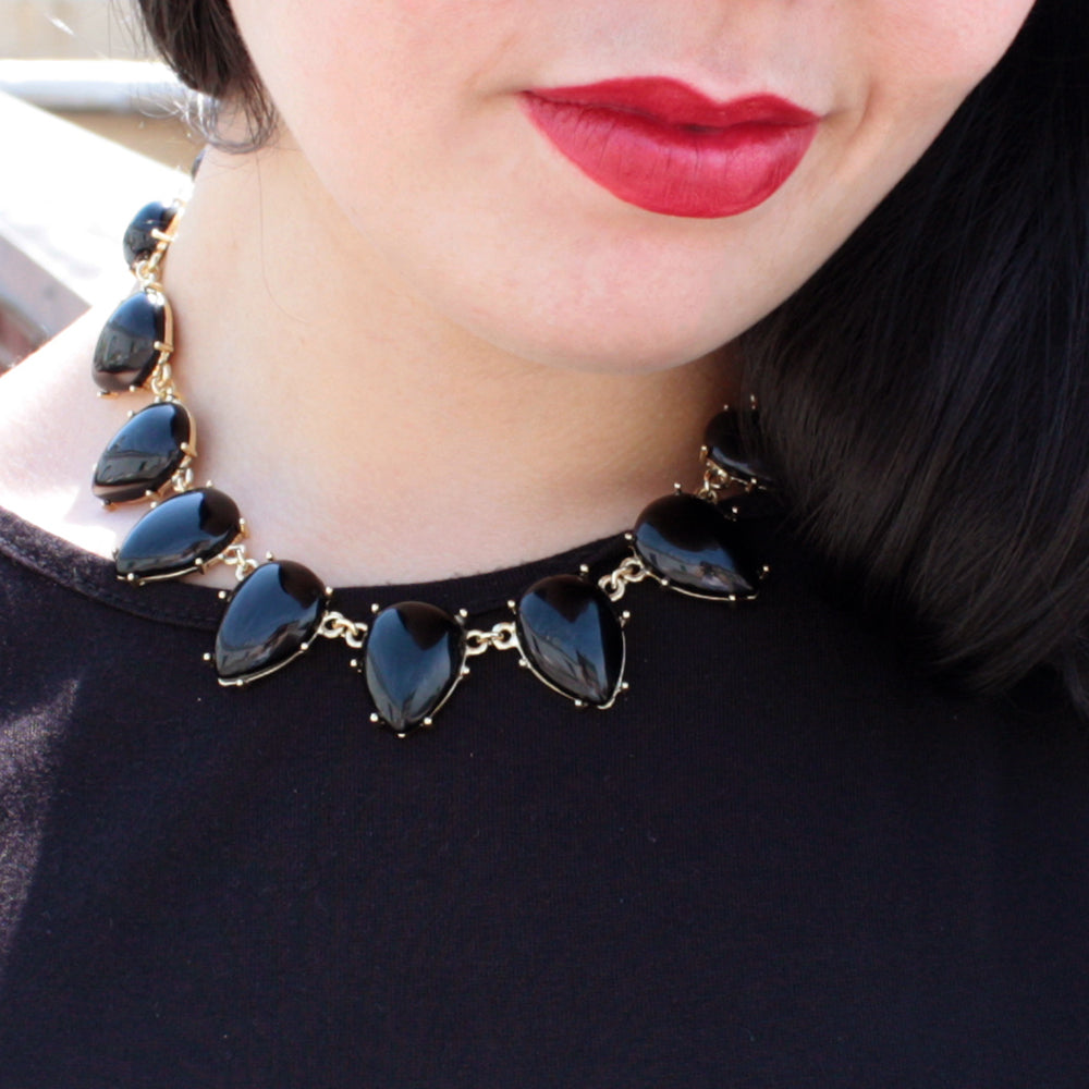 AMRITA NEW YORK Classic Teardrop Necklace Ruby