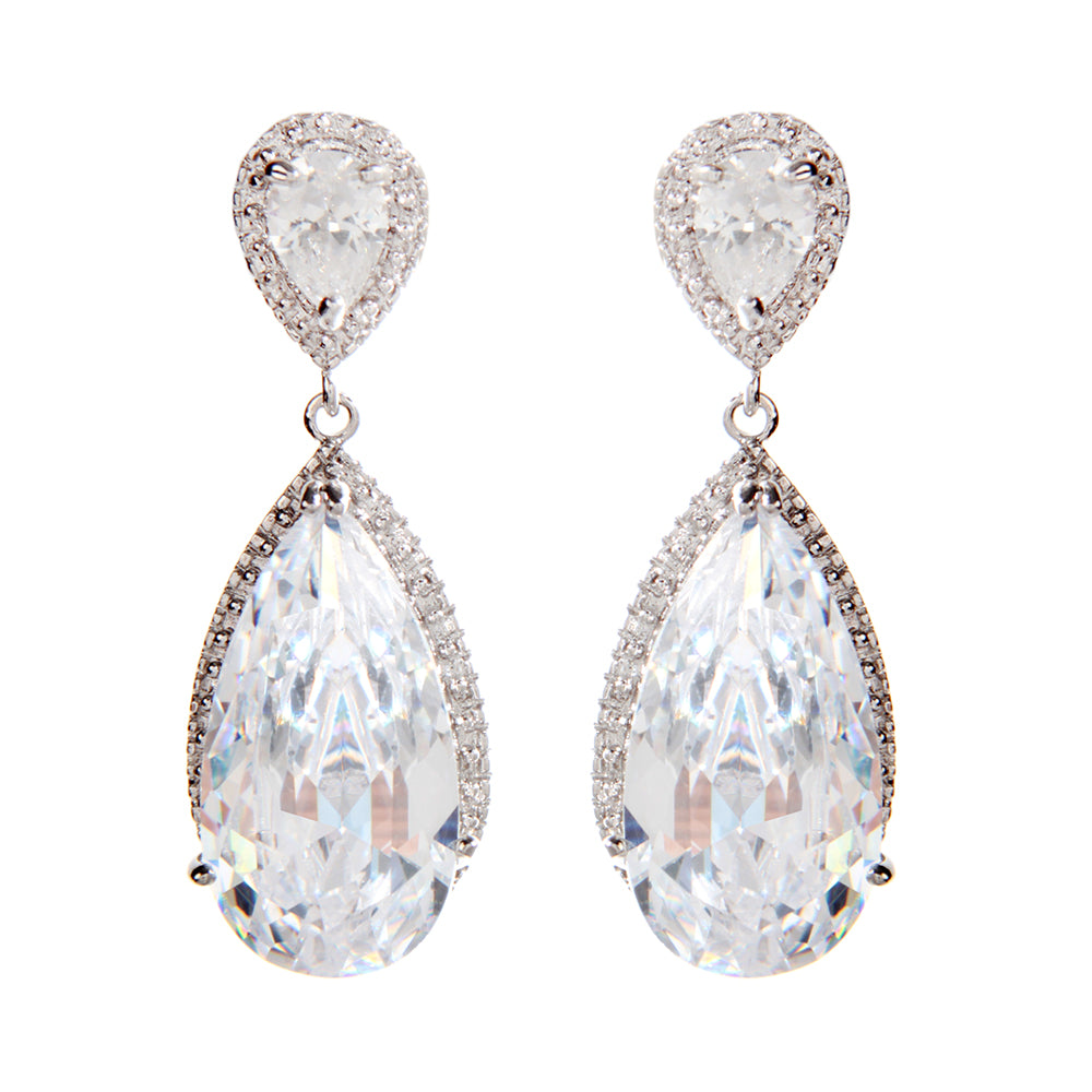 AMRITA NEW YORK Antoinette CZ Earring