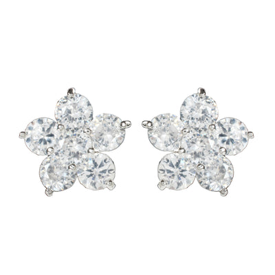 AMRITA NEW YORK Camellia CZ Earring