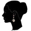 AMRITA NEW YORK Ria Earrings Black/Ivory