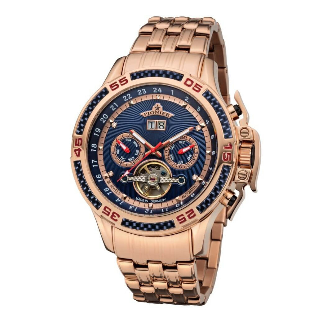 TUFINA GERMANY AMSTERDAM DIAMONDS PIONIER STEEL ROSE GOLD Watch