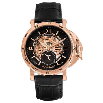 AQUASWISS Lex Automatic Rose Gold/Black