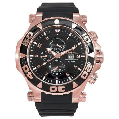 AQUASWISS Sail Rose Gold/Black