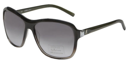 GUESS by MARCIANO Women's Sexy Oversized Olive Grey Translucent Sunglasses