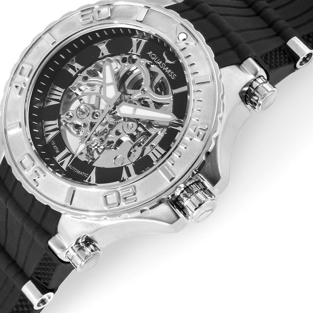 Men's Bolt G Automatic Silver Watch