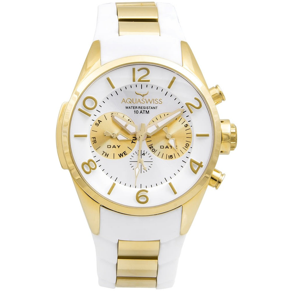 Men's Trax 5H Snow Gold Edition Chronograph Swiss Watch