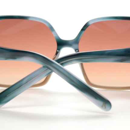 GUESS by MARCIANO Women's Teal Horn Hexagonal Sunglasses (Bidding @ R1)