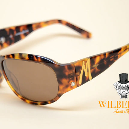 GUESS by MARCIANO Women's Tortoise Wrap Sunglasses (Bidding opens @ R1)