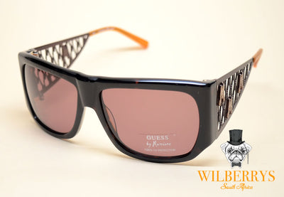 GUESS by MARCIANO Women's Rhinestone Weave Sunglasses