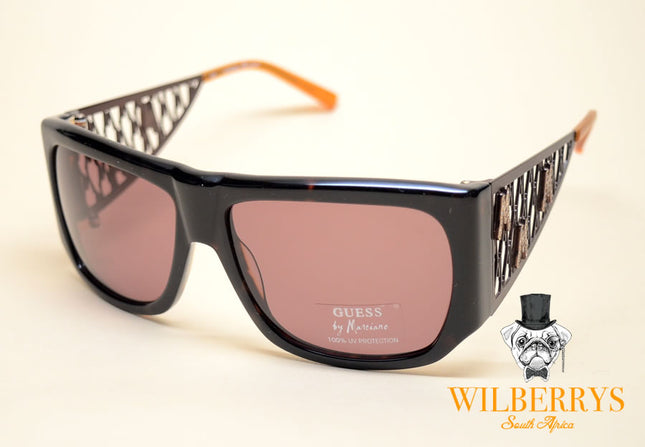 GUESS by MARCIANO Women's Rhinestone Weave Sunglasses