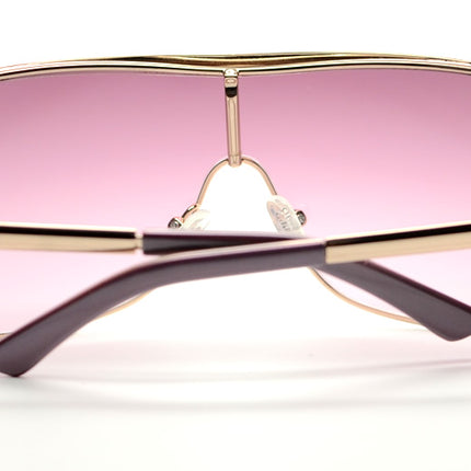 GUESS Women's Aviator Shield Crystal "G" Emblem Sunglasses (Bidding opens @ R1)