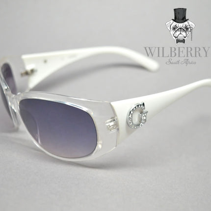 GUESS Women's Translucent Crystal Sunglasses (Bidding opens @ R1)