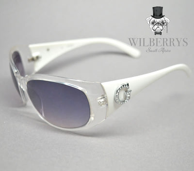 GUESS Women's Translucent Crystal Sunglasses (Bidding opens @ R1)