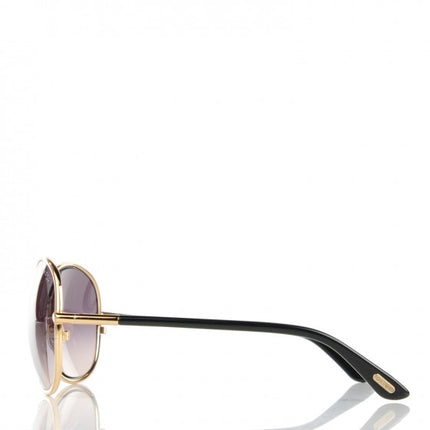 TOM FORD Women's Iris Gold Tone Sunglasses (Opens @ R1)
