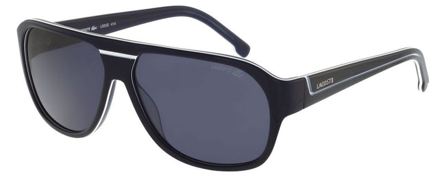 LACOSTE Men's Retro Navy Blue Trim Aviator Sunglasses (Bidding @ R1)