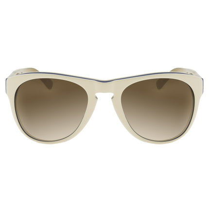 LACOSTE Unisex Semi Rounded Crema Acetate Sunglasses (Bidding @ R1)