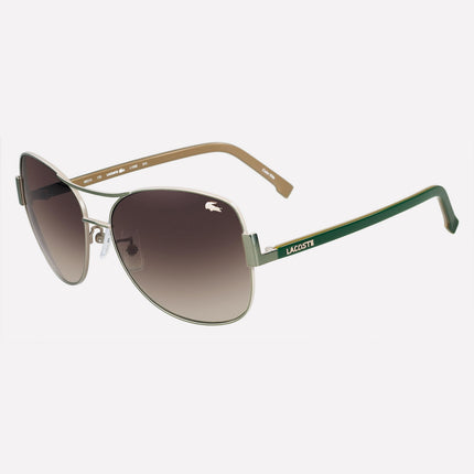 LACOSTE Unisex Metal Pilot Croco Sunglasses (Bidding @ R1)