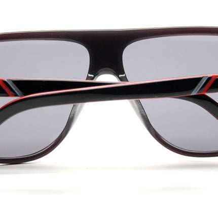 LACOSTE Men's Polarized Acetate Red Trim Modern Aviator Sunglasses (Bidding @ R1)