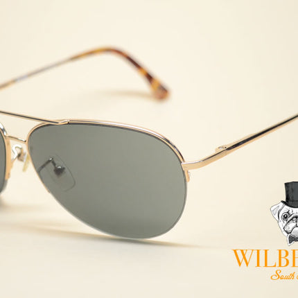 MICHAEL KORS Women's Gold Aviator Sunglasses (Bidding opens @ R1)