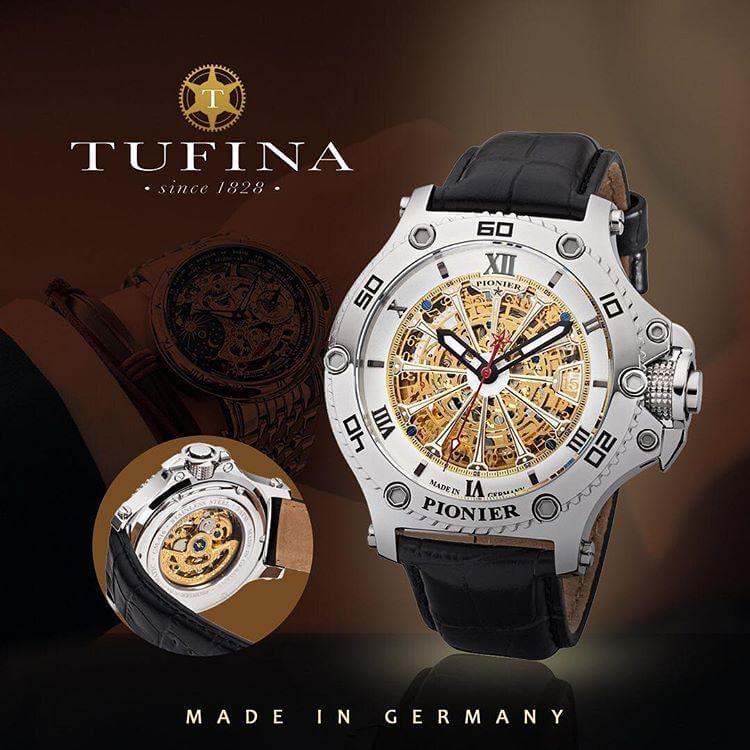 TUFINA GERMANY BARCELONA PIONIER SILVER | BLACK Watch