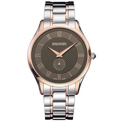 BALMAIN Classic R Gent Small Second Two Tone Brown Decor Watch