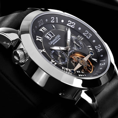 CALVANEO 1583 Astonia Platin Greyhound Watch